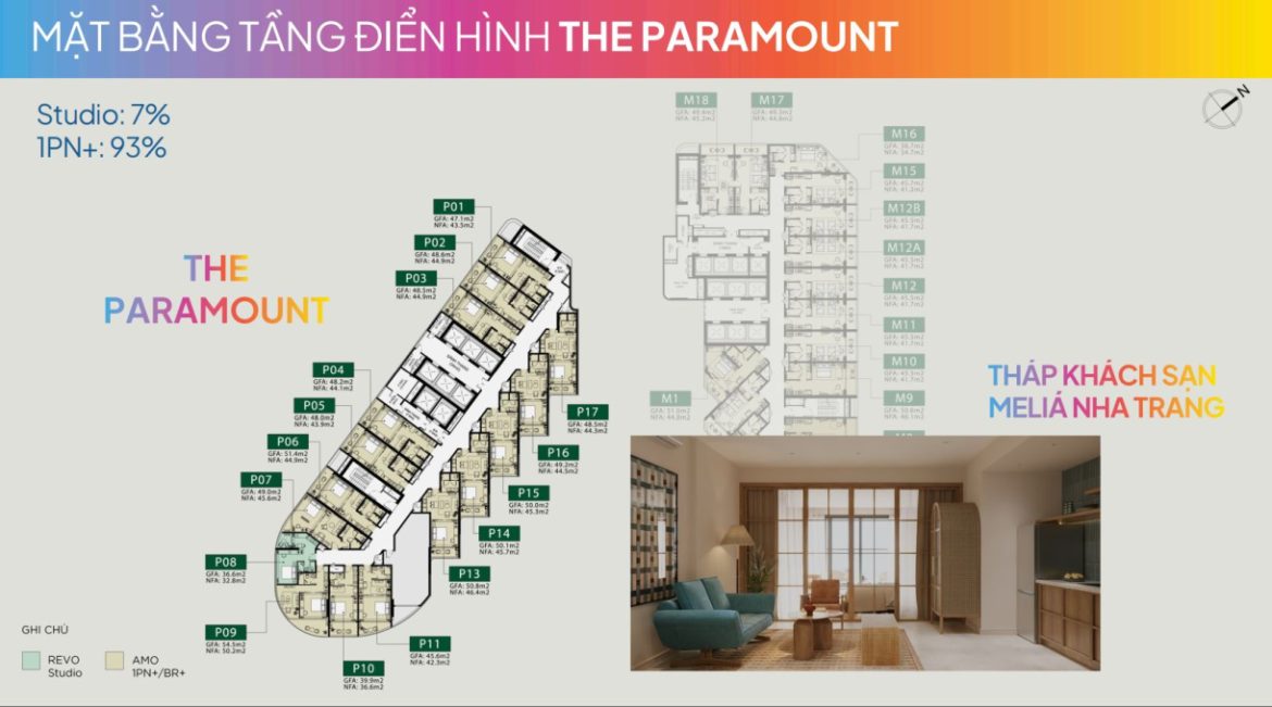 MB TẦNG ĐIỂN HÌNH THE PARAMOUNT